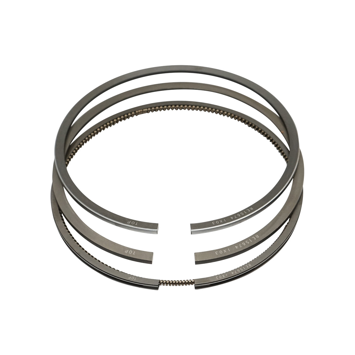 Piston segments for John Deere, Renault OEM codes RE15674, RE48818, RE507852, RE66820, 6005012810, 6005028695, HCNRE66820, RE527844, TRE48818, 08-181100-00, 800012110000, 120345000200